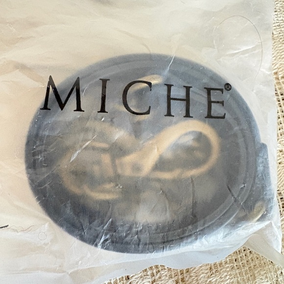 Miche Petite Handle Black Strap with Antique Brass Chains for Handbags Purse - Picture 4 of 6